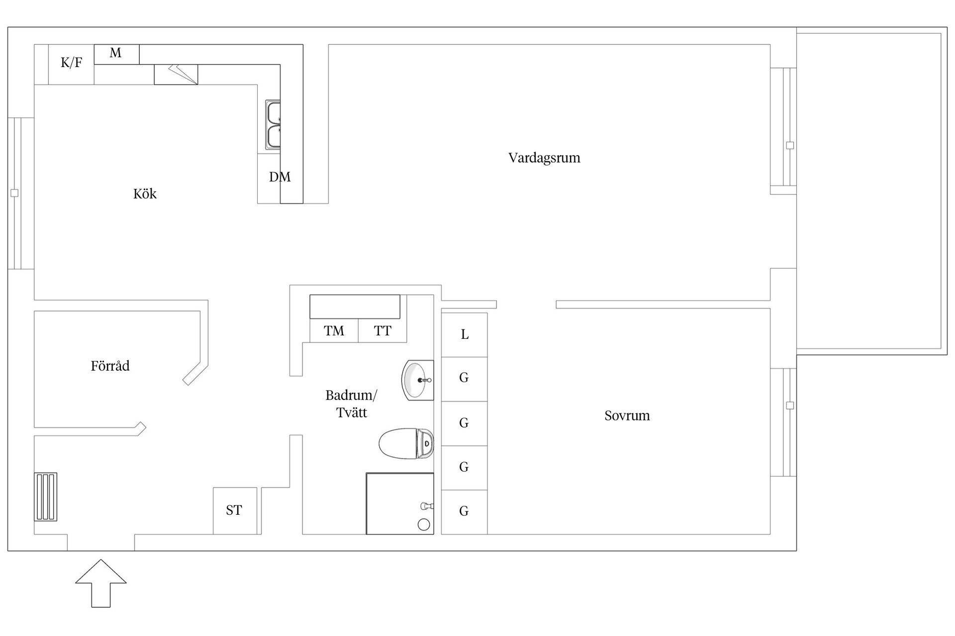 Bostadsrätt, Vänortsgatan 7, Lillhamra, Västerås