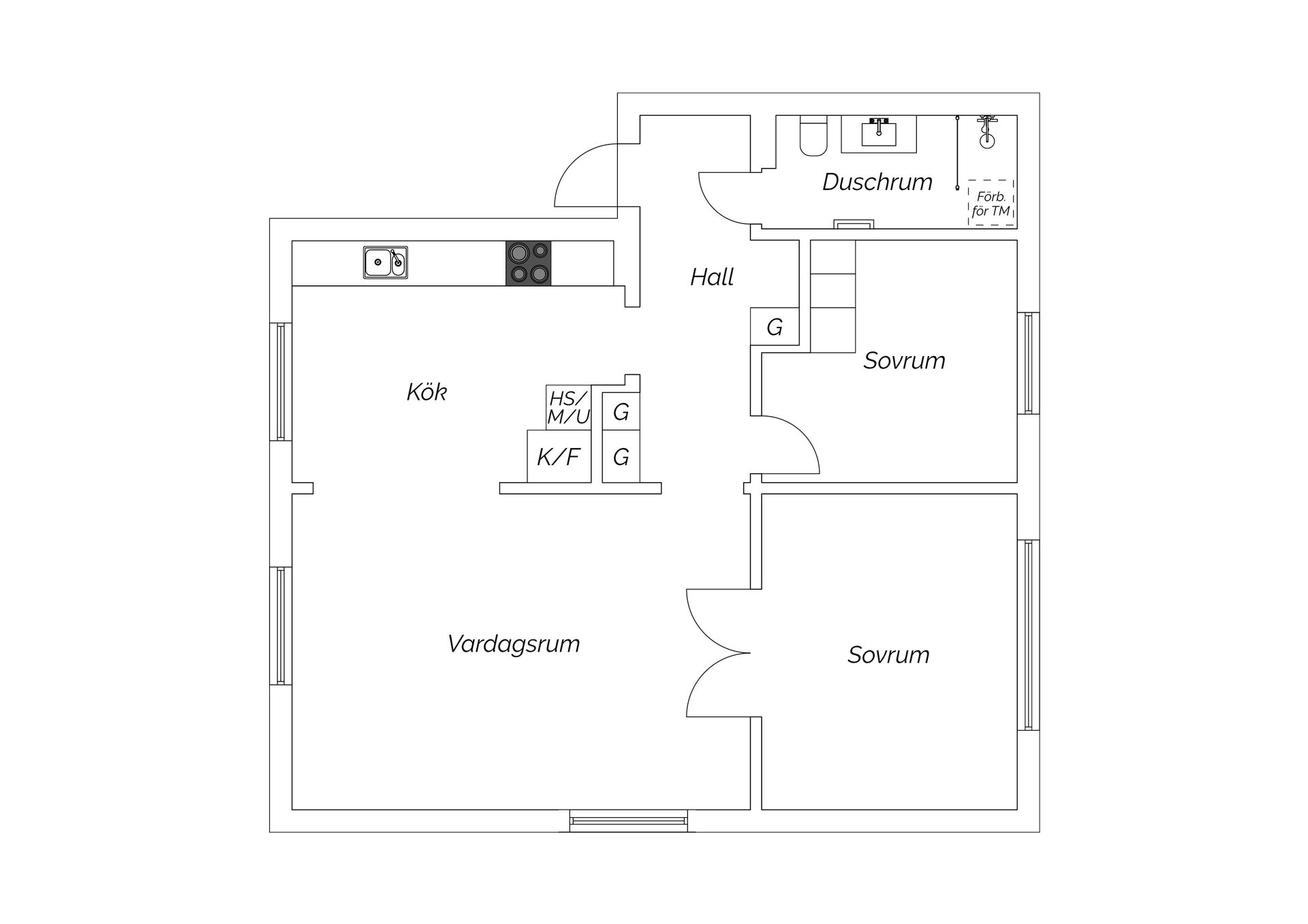 Bostadsrätt, Långgatan 30, Härnön, Härnösand