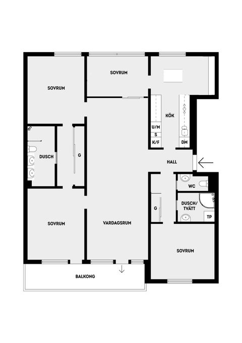 Bostadsrätt, Åkerbyvägen 282, 2tr, Täby Centrum, Täby