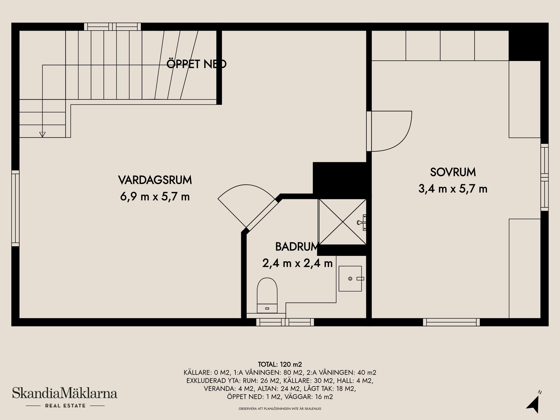 Villa, Sörbodalsvägen 5, Götene