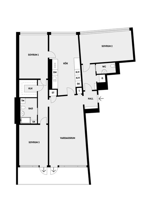 Bostadsrätt, Kometvägen 9, 9tr, Grindtorp, Täby