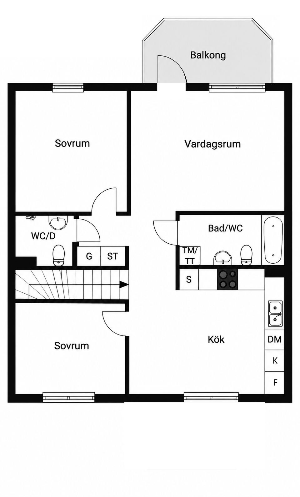 Bostadsrätt, Sunnanvindsgränd 115, Jakobsberg, Järfälla