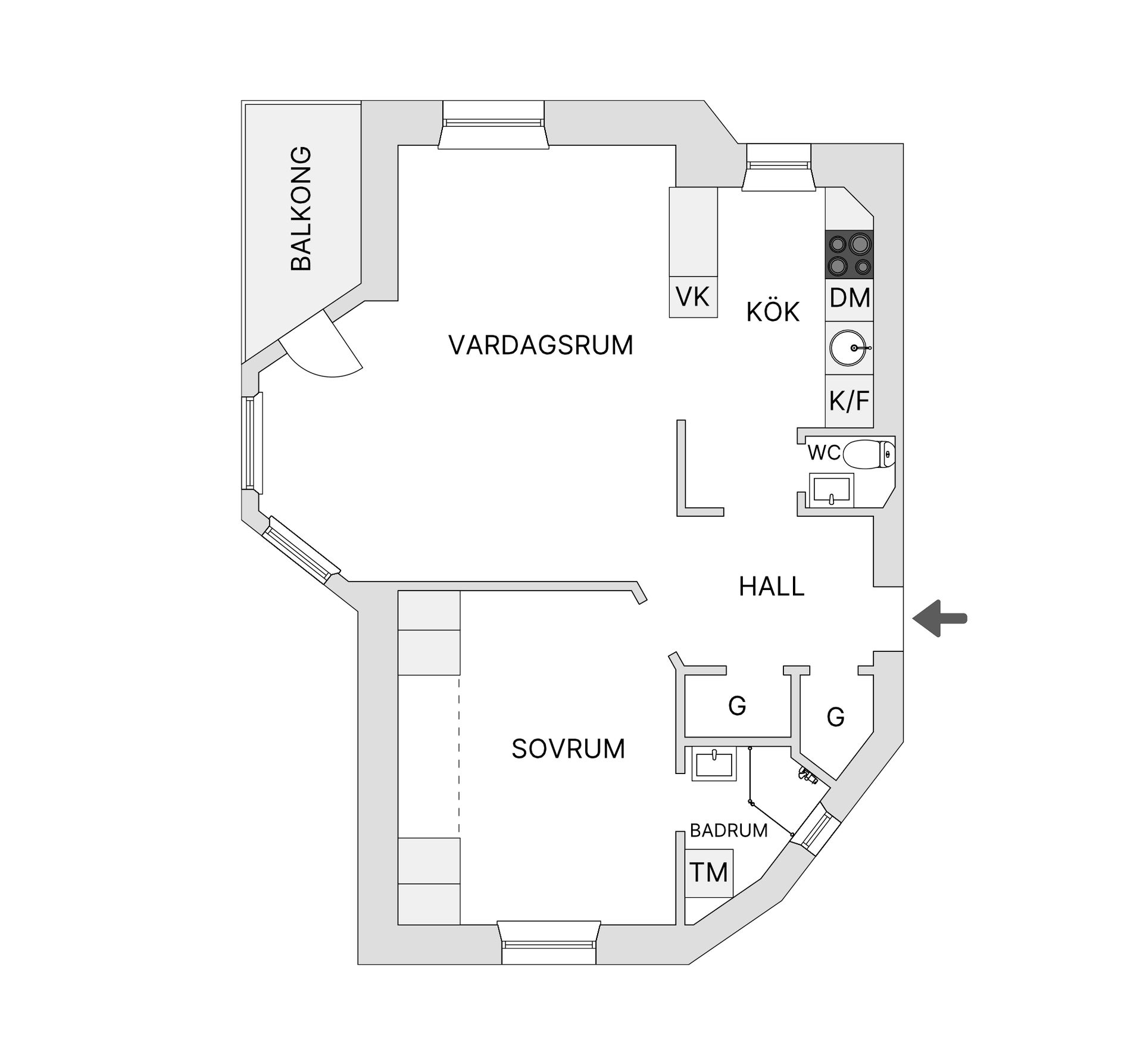 Bostadsrätt, Eriksbergsgatan 42, Östermalm, Stockholm