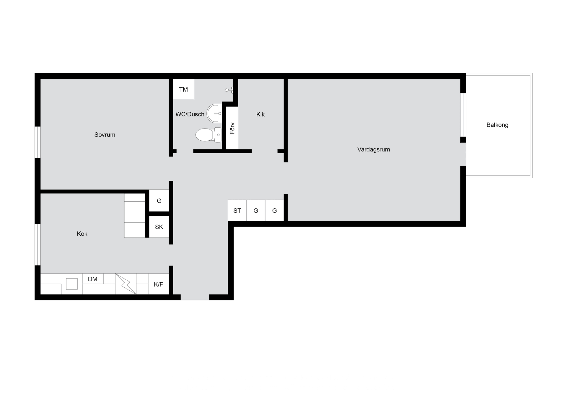 Bostadsrätt, Katarinas Väg 4A, 1101, Nära simhallen, Vadstena