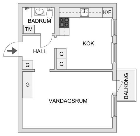 Bostadsrätt, Storängsvägen 20B, Åkersberga Centralt, Österåker