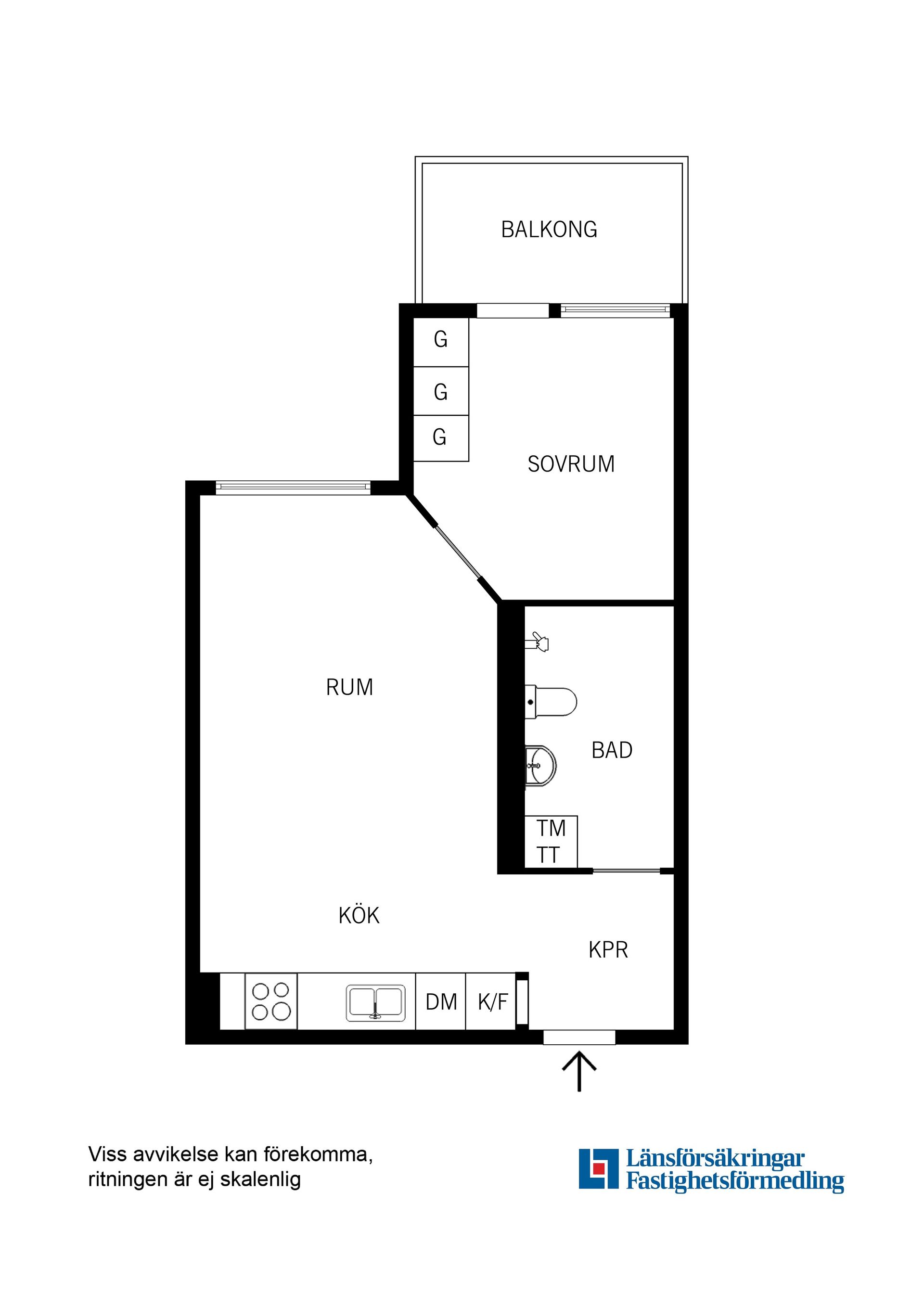 Bostadsrätt, Lotta Svärds Gränd 14, Fruängen, Stockholm