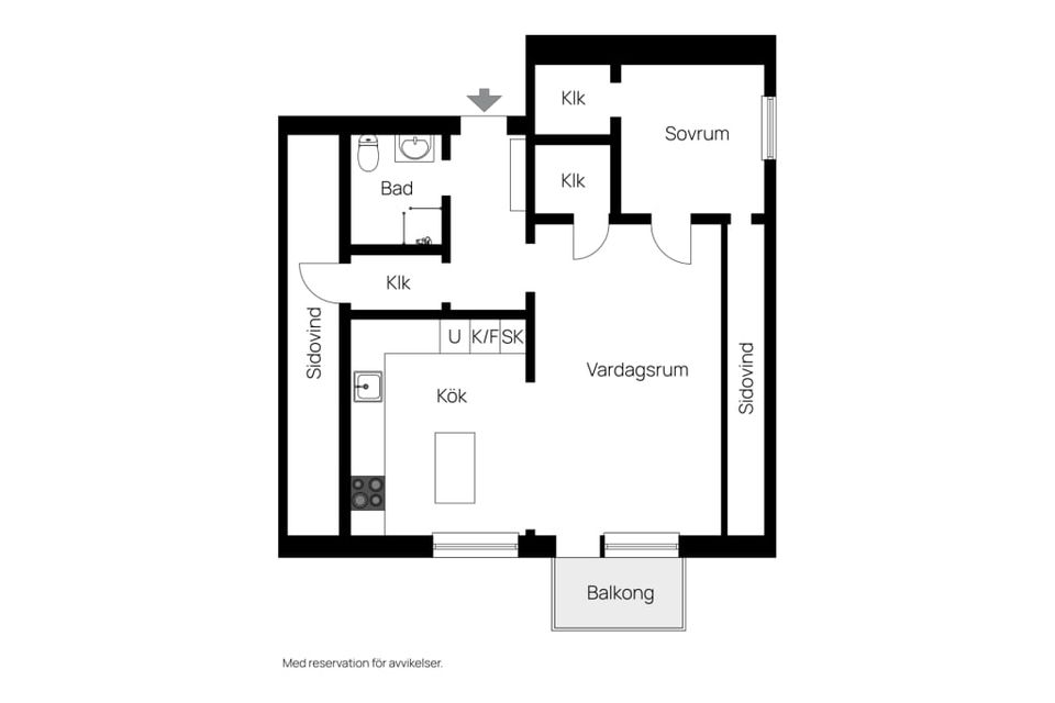Bostadsrätt, Fredsgatan 24, Centralt, Varberg
