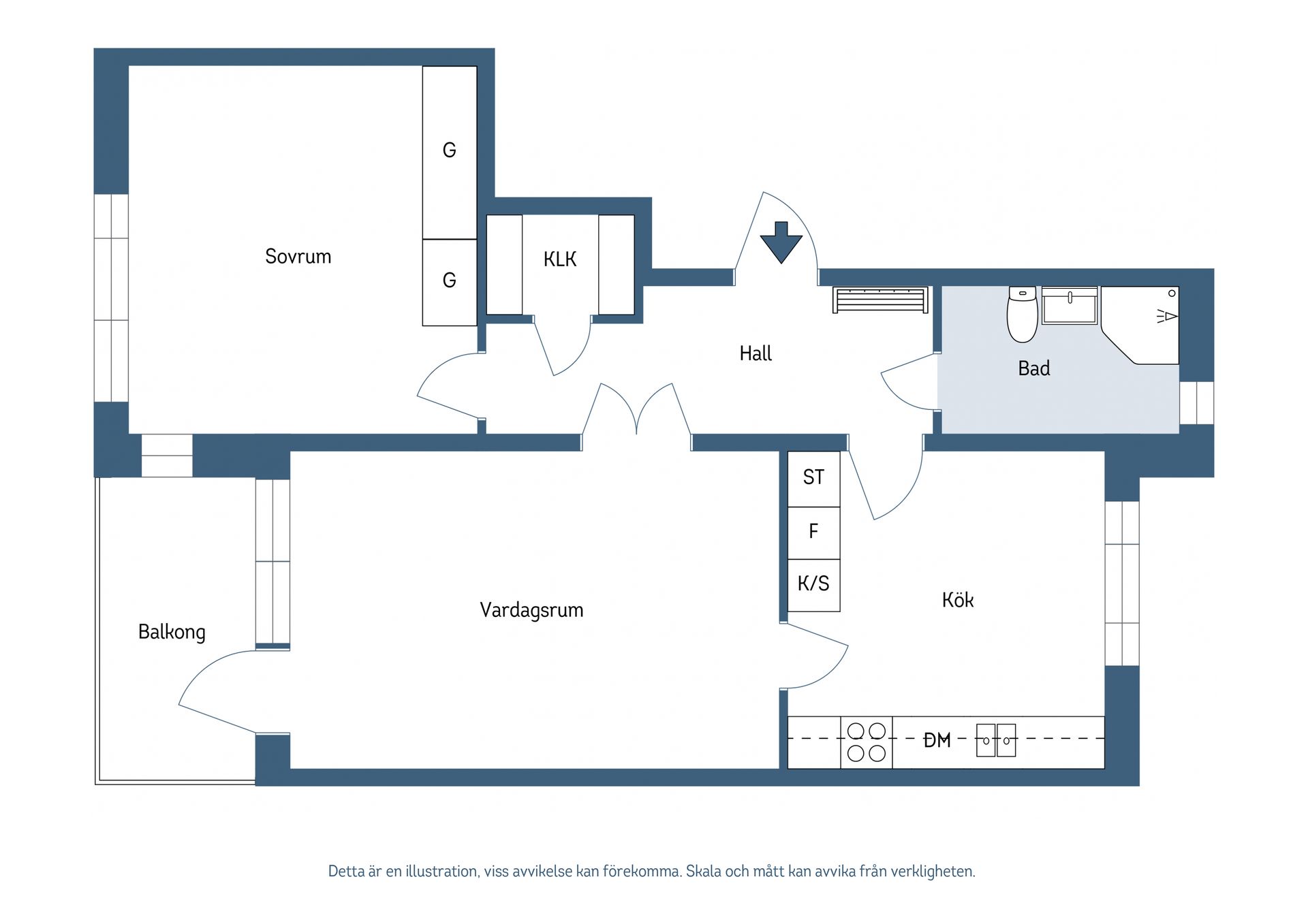 Bostadsrätt, Bergsgatan 2C, Tierp