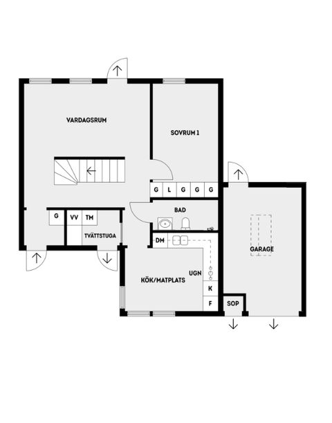 Villa, Skaldvägen 34, Täby Kyrkby, Täby