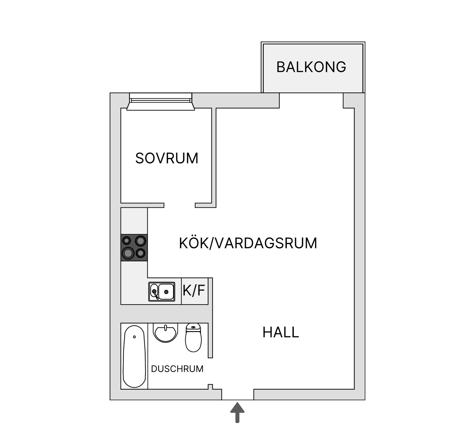 Bostadsrätt, Ekilla gårdsväg 64, Märsta - Ekilla, Sigtuna