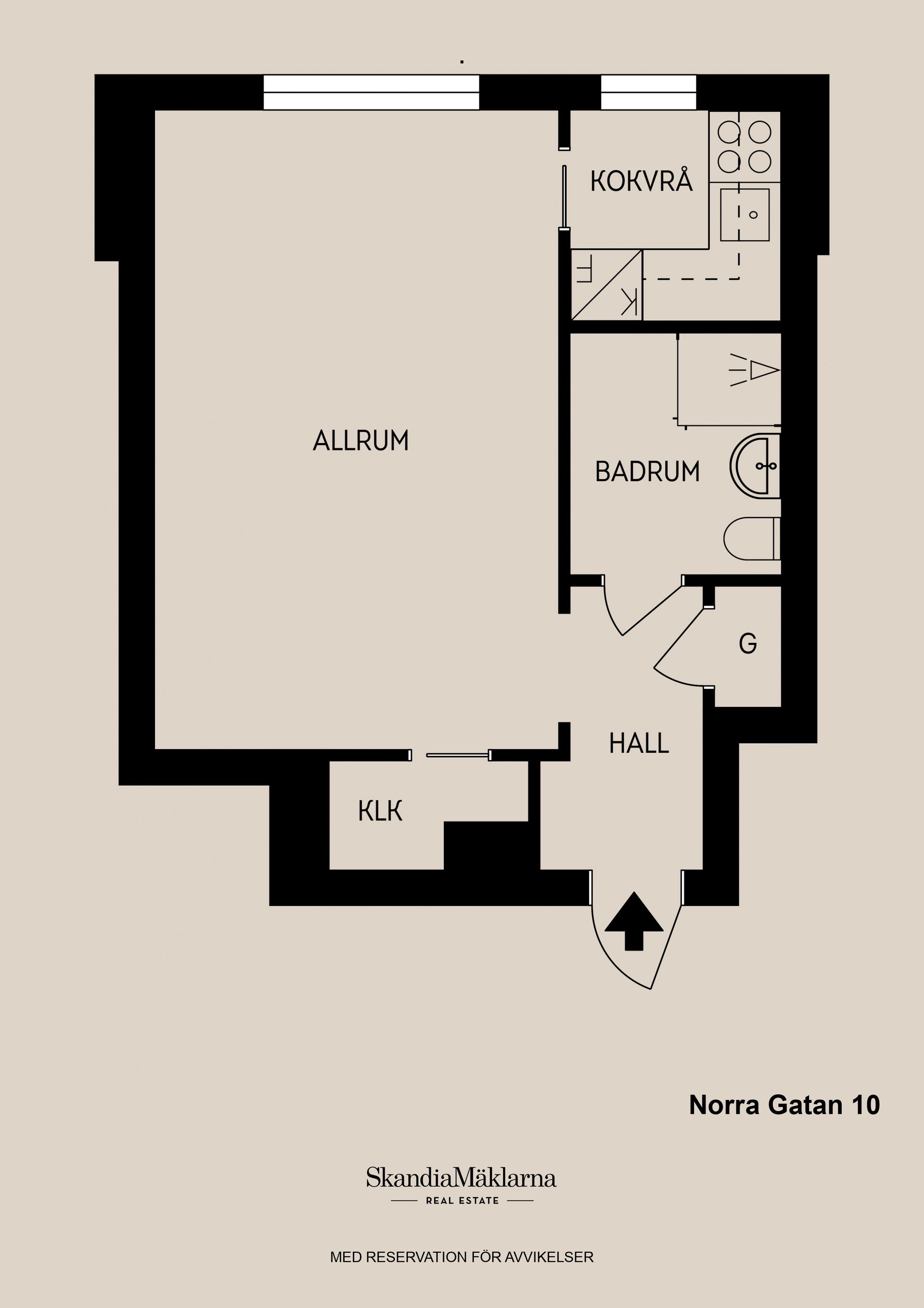 Bostadsrätt, Norra gatan 10, Centralt/ norr, Gävle