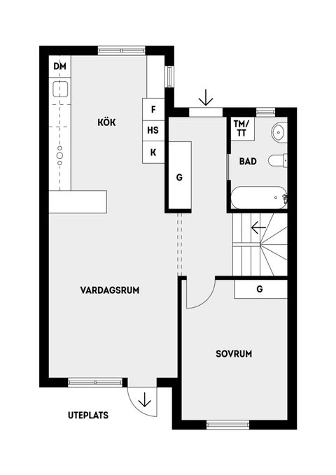 Radhus, Karlavägen 43, Haga, Vallentuna