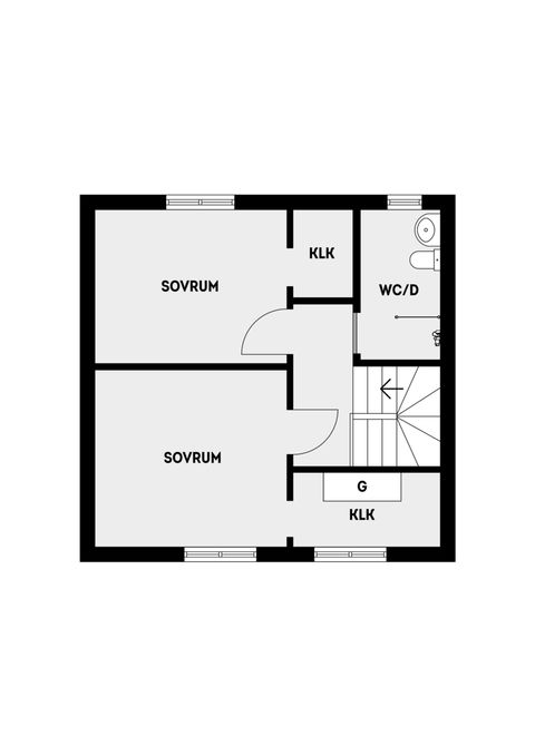 Radhus, Karlavägen 43, Haga, Vallentuna