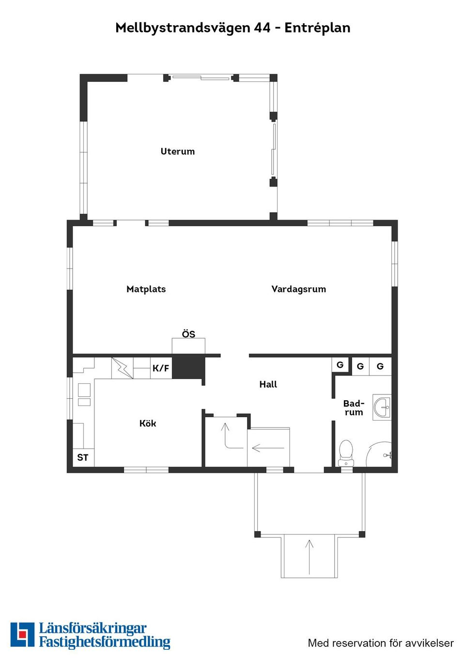 Villa, Mellbystrandsvägen 44, Musikkvarteren, Laholm
