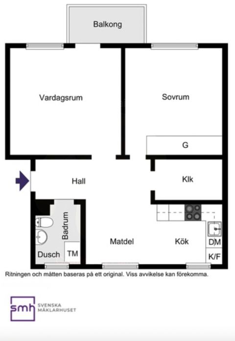 Bostadsrätt, Drottningholmsvägen 374, Bromma / Riksby, Stockholm