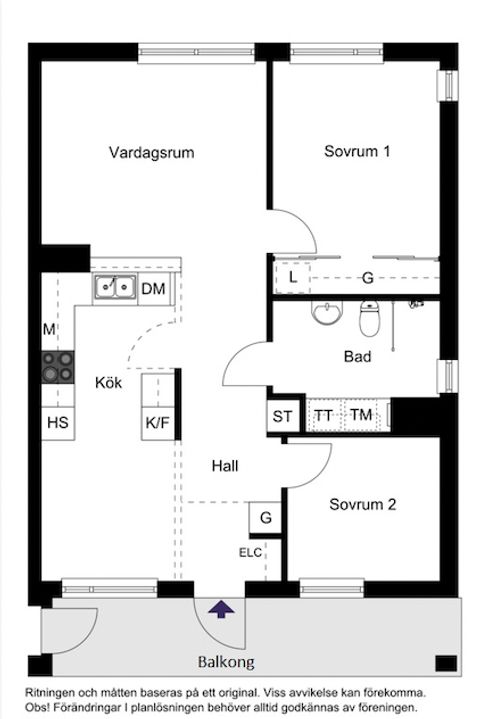 Bostadsrätt, Mariehällstorget 6, 6tr., Bromma / Annedal, Stockholm