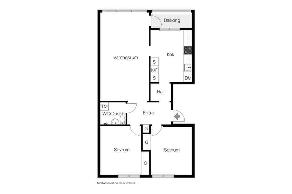 Bostadsrätt, Fredsgatan 14A, Centrum, Ludvika