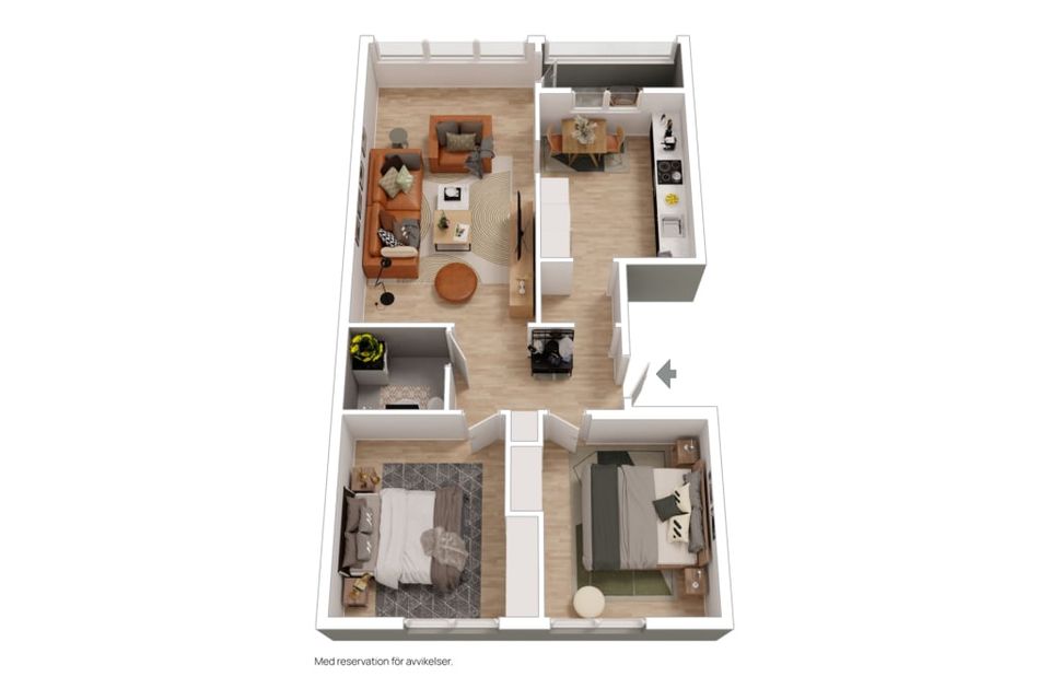 Bostadsrätt, Fredsgatan 14A, Centrum, Ludvika