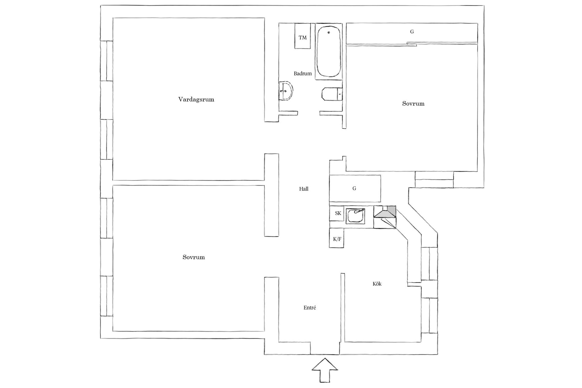 Bostadsrätt, Stora Nygatan 3A, Inom Vallgraven, Göteborg