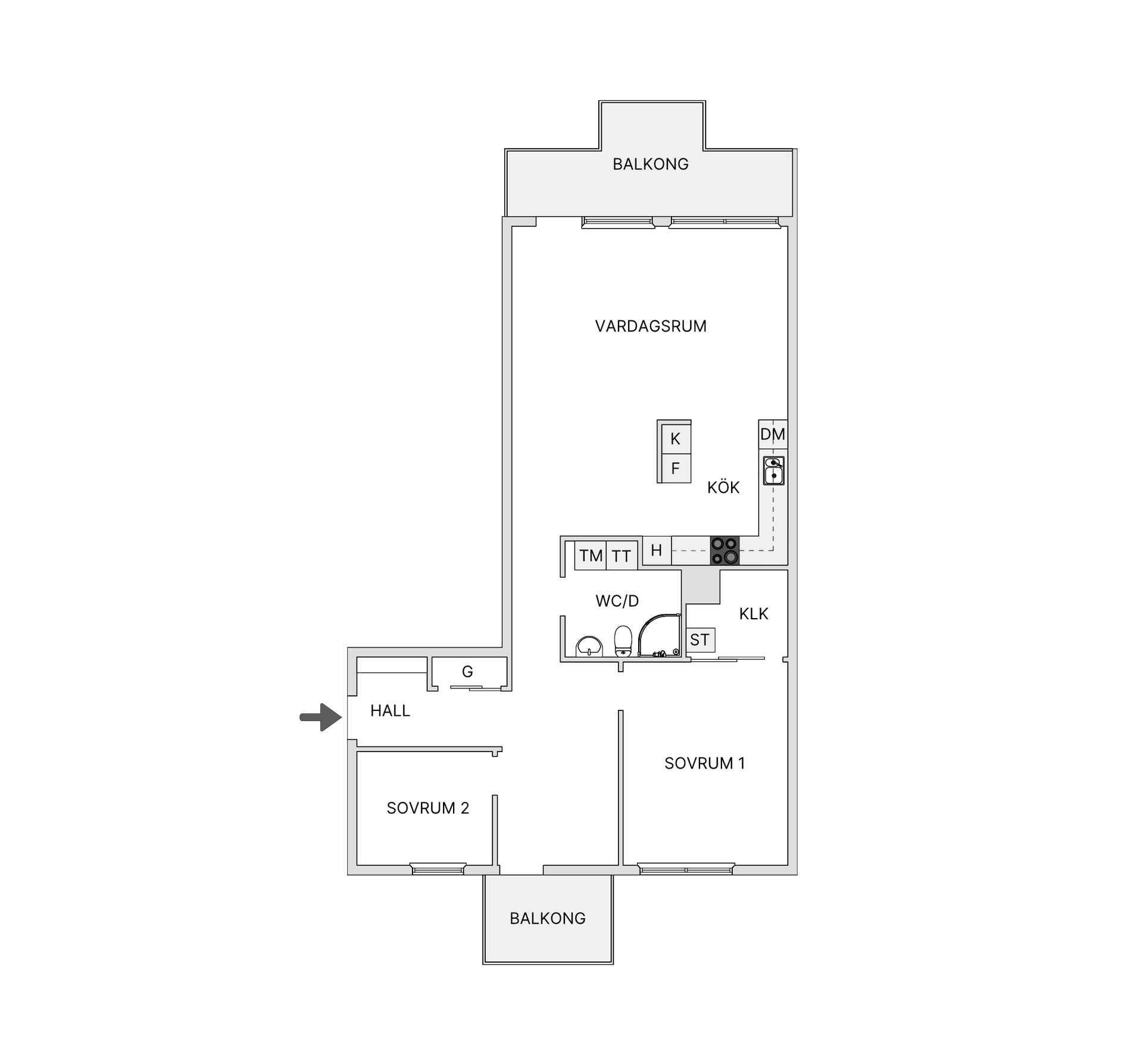 Bostadsrätt, Kolsyregatan 20, Limhamns Sjöstad, Malmö