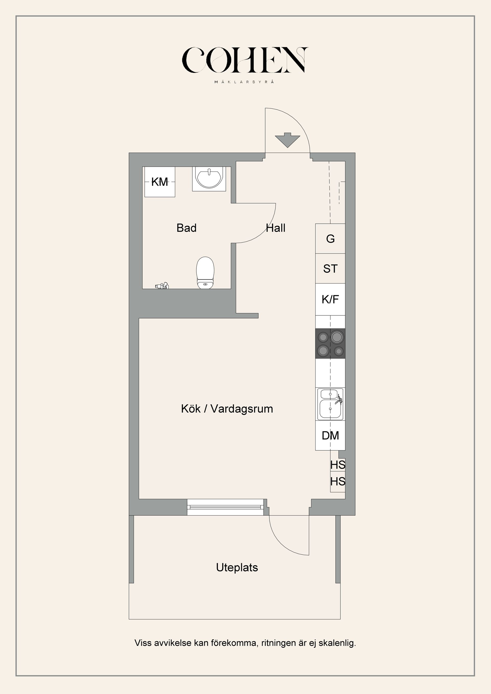 Bostadsrätt, Leopoldsgatan 23, Nyby, Uppsala