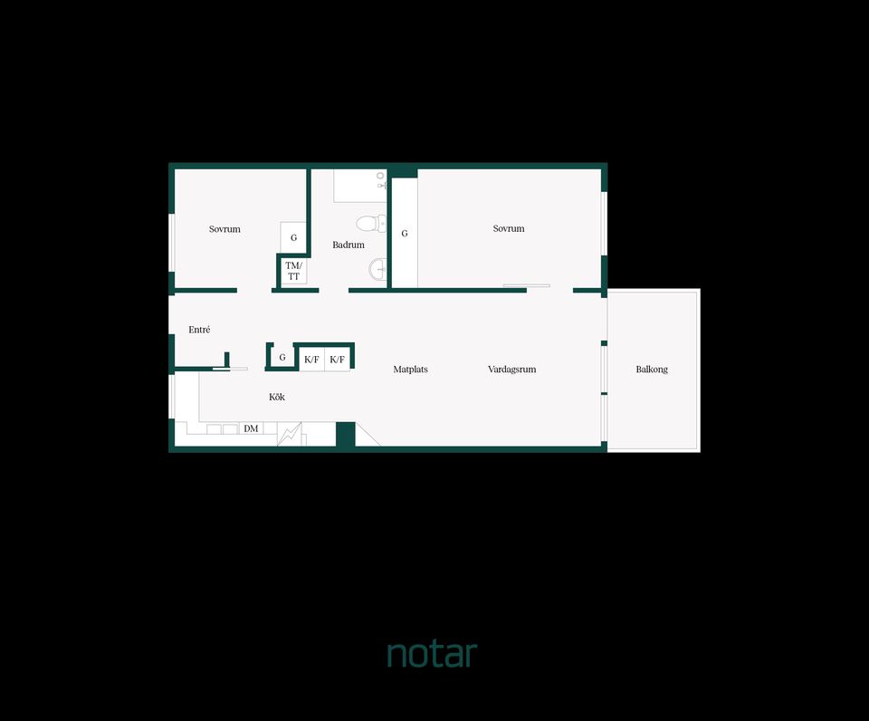 Bostadsrätt, Parternas gränd 65, Norra Fäladen, Lund