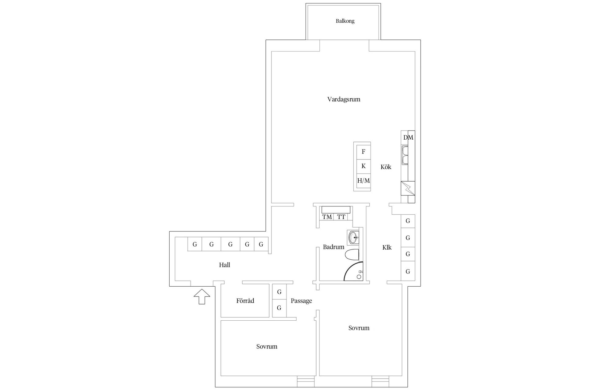 Bostadsrätt, Bataljonsgatan 10B, Eldsundsviken, Strängnäs
