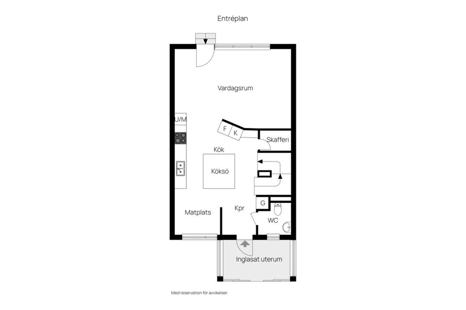 Radhus, Nannavägen 45, Krokek, Norrköping