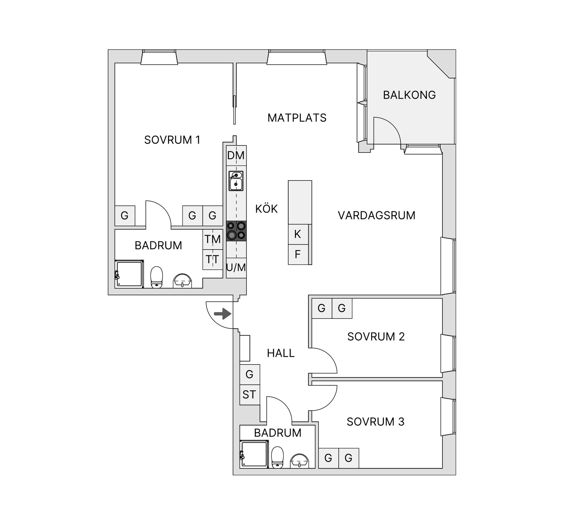 Bostadsrätt, Trädgårdsmästeriets väg 3A, Steninge Slottsby, Sigtuna