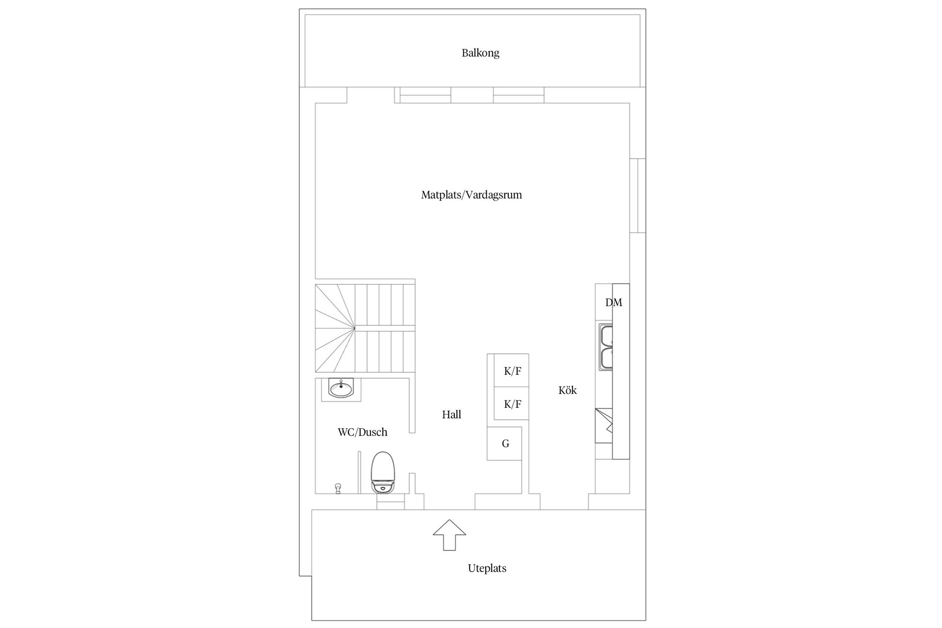 Radhus, Vassviksvägen 8B, Kummelnäs, Nacka