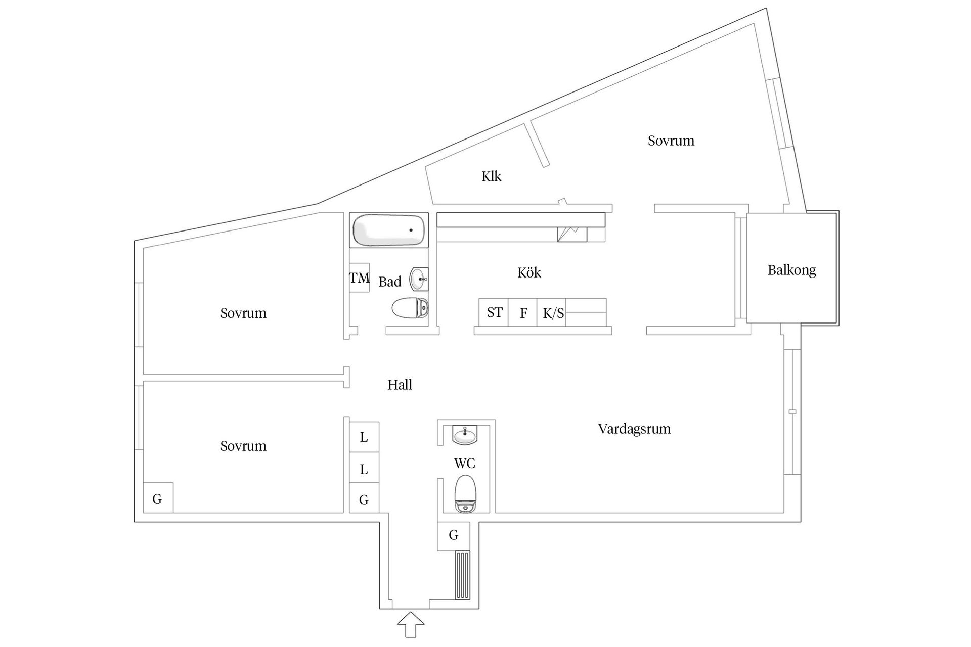 Bostadsrätt, Fjärde Långgatan 25, Linné, Göteborg