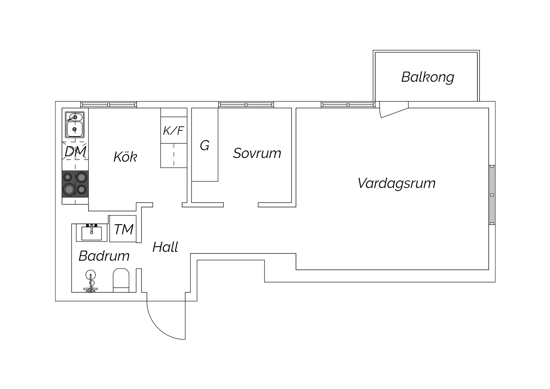 Bostadsrätt, Johannesbergsgatan 3, Midsommarkransen, Stockholm