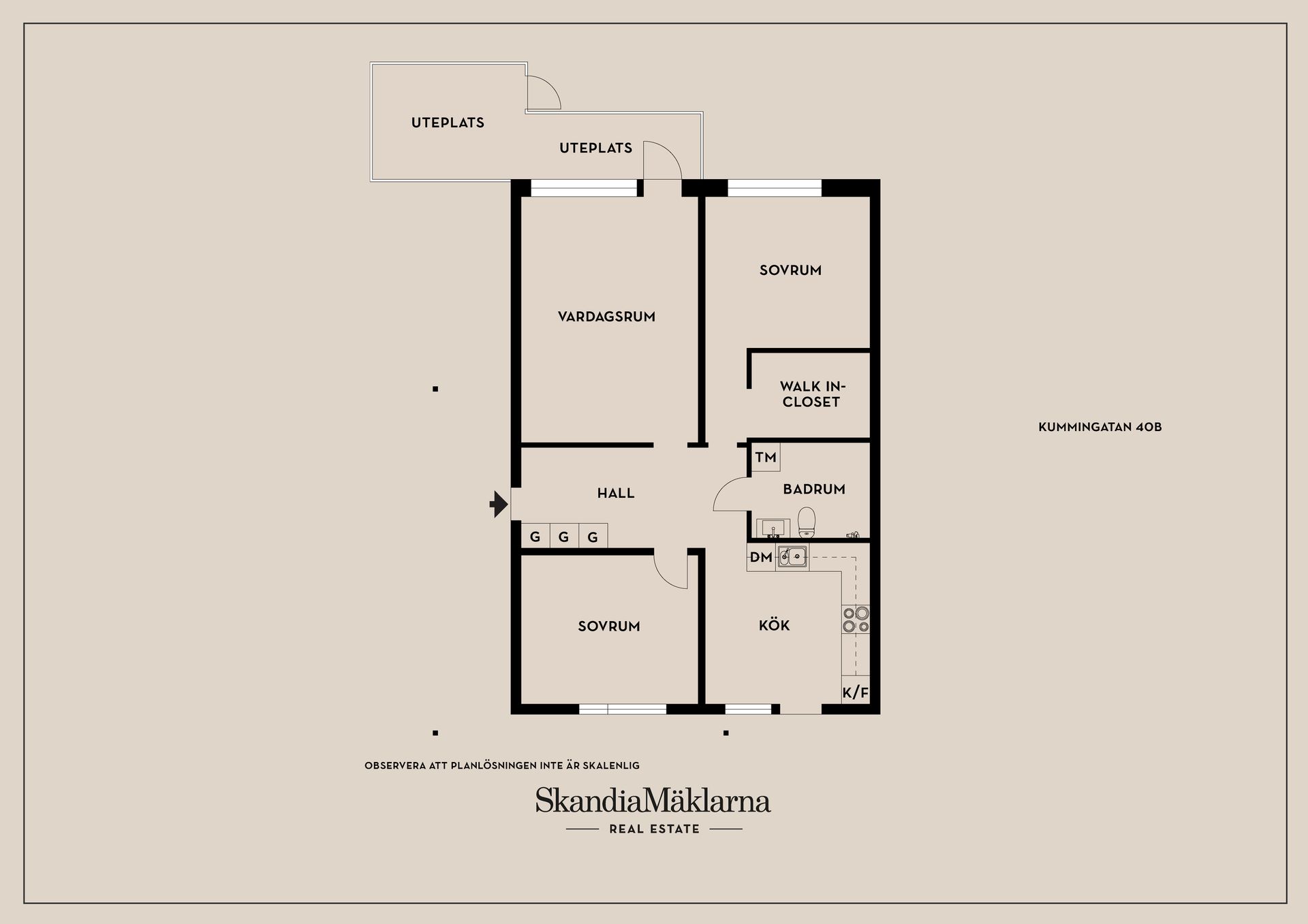 Bostadsrätt, Kummingatan 40B, Uppsala