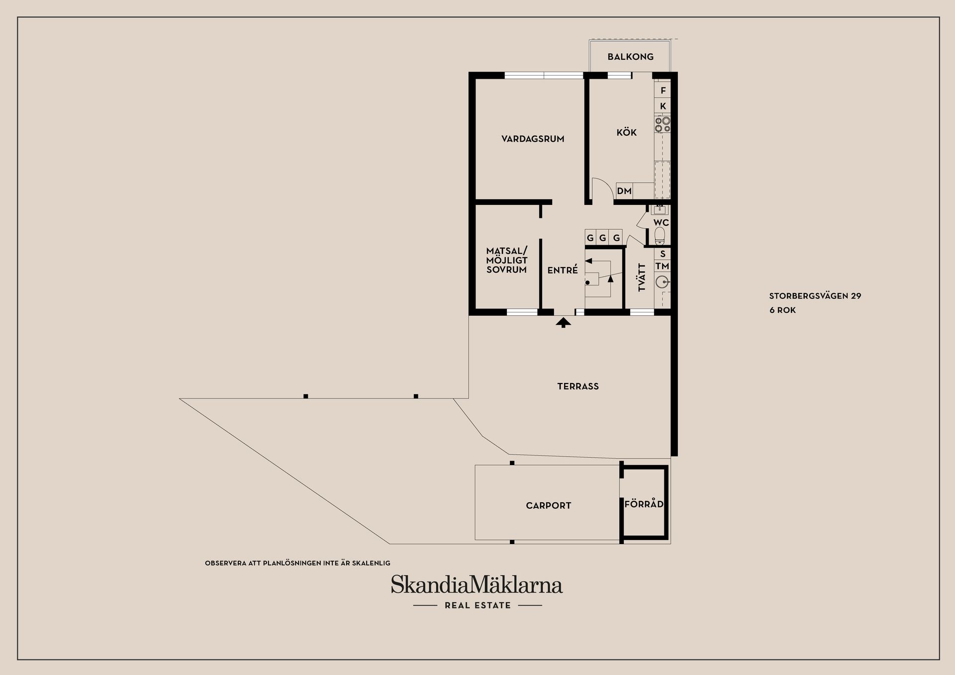 Radhus, Storbergsvägen 29, Snättringe, Huddinge