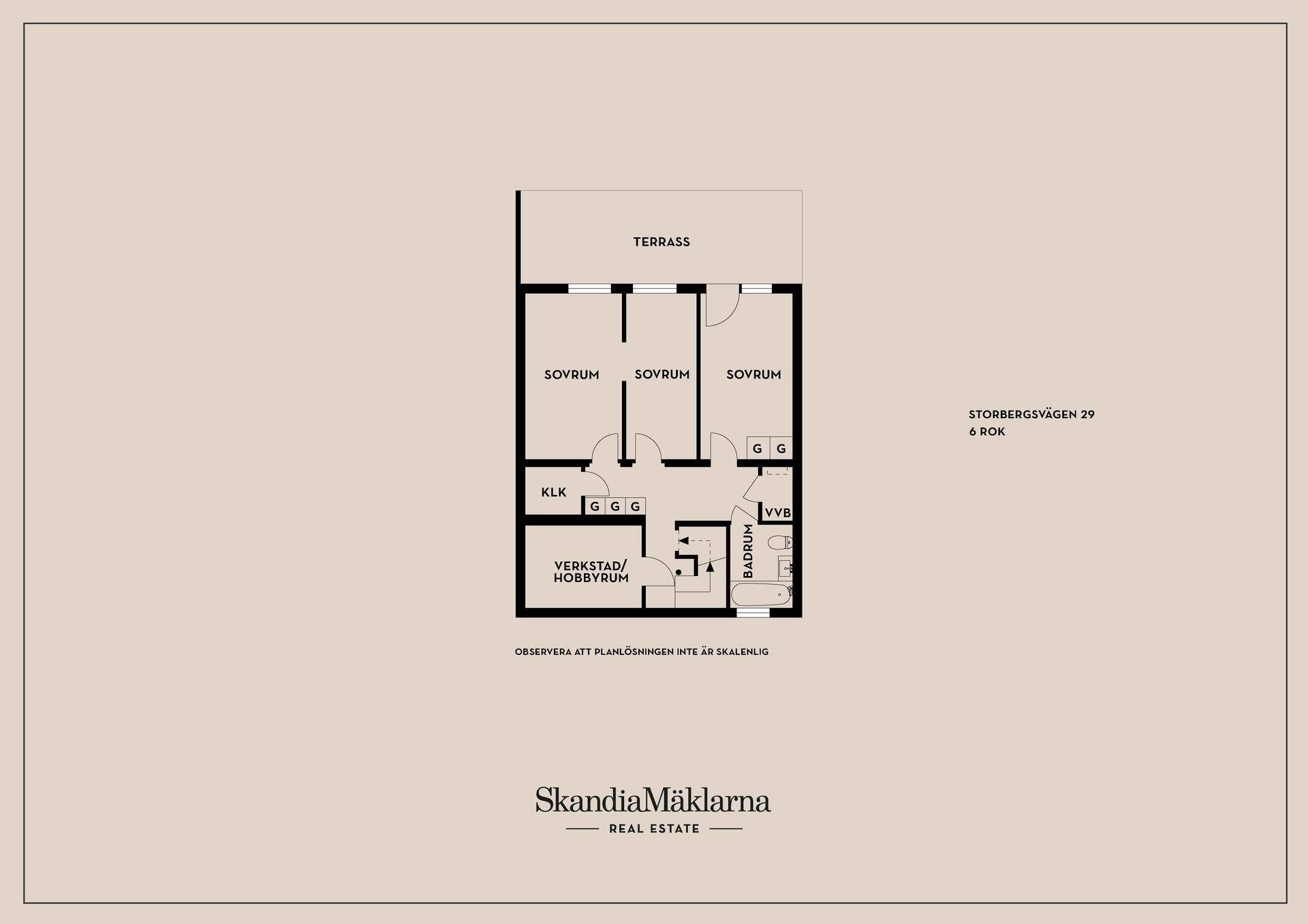 Radhus, Storbergsvägen 29, Snättringe, Huddinge