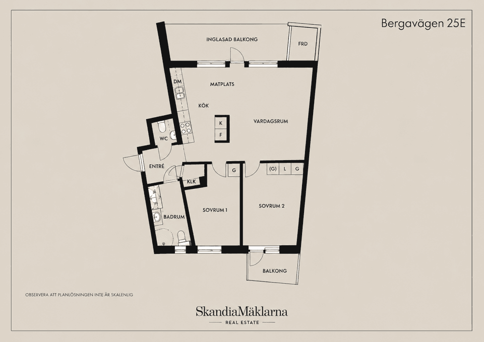 Bostadsrätt, Bergavägen 25E, Österåker