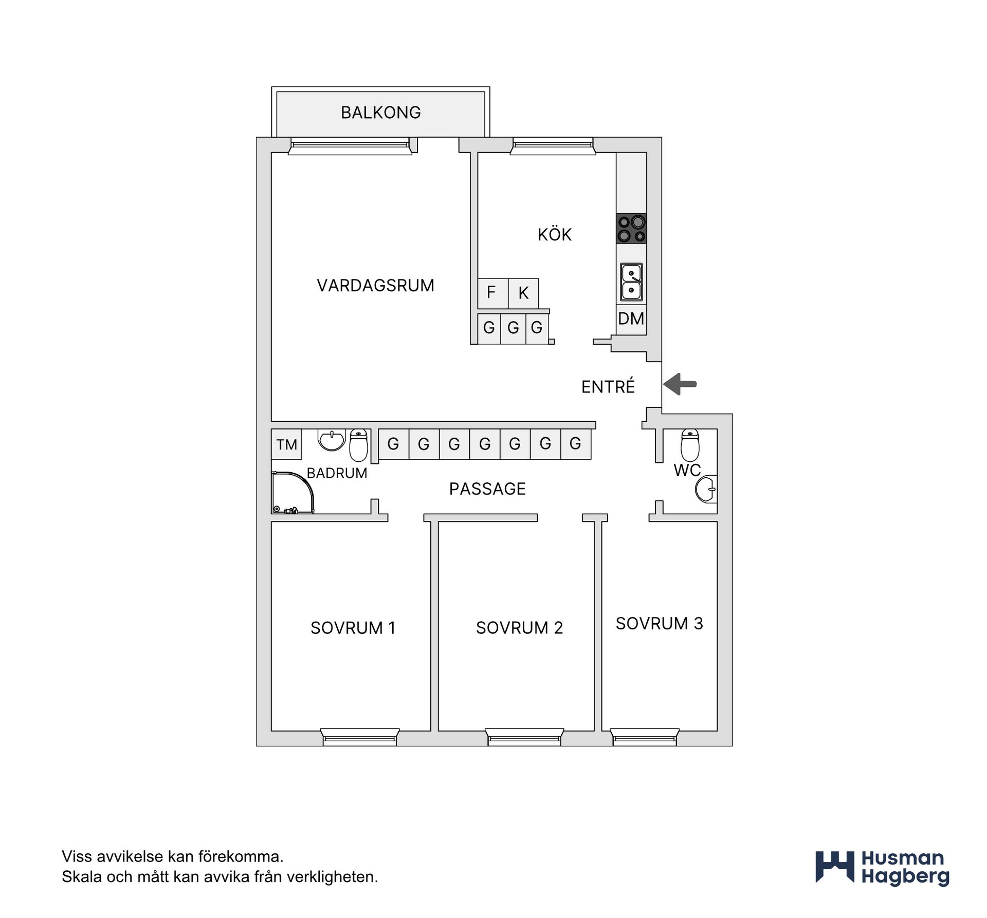 Bostadsrätt, Bokvägen 1A, Teg, Umeå