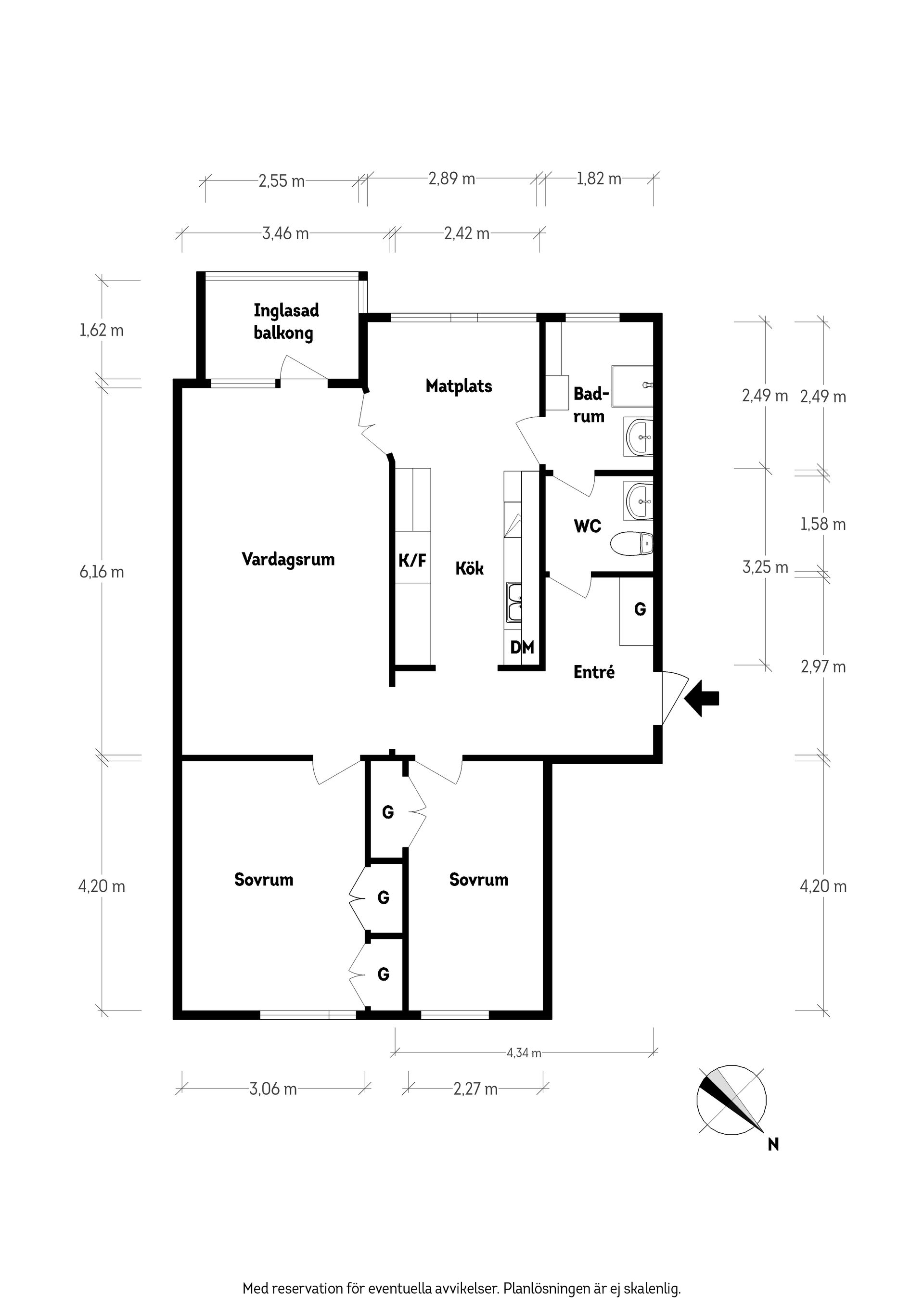 Bostadsrätt, Hökegatan 16, Olskroken, Göteborg