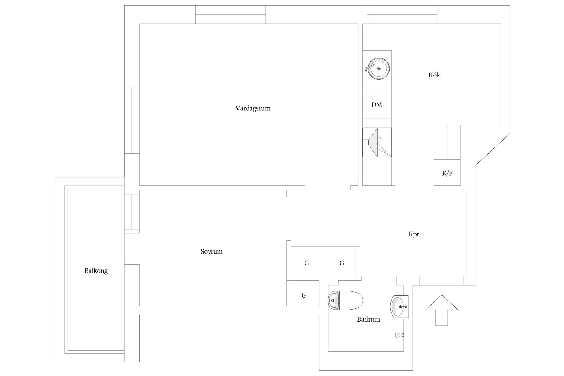 Bostadsrätt, Timmermansgatan 1C, Väster, Landskrona