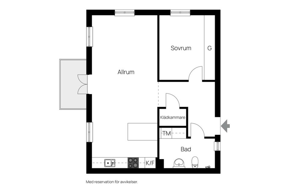 Bostadsrätt, Vidarstigen 5 E, Södermalm / Sidsjö, Sundsvall
