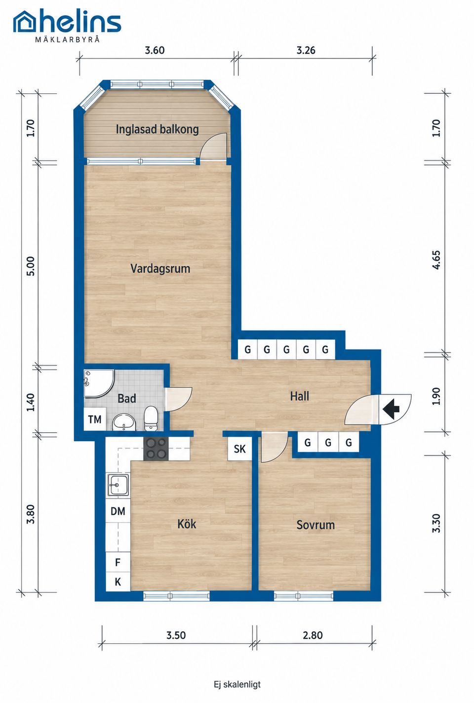 Bostadsrätt, Marklandsgatan 43, Högsbo, Göteborg