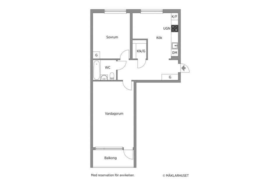 Bostadsrätt, Svartå Bangata 8 A, Örnsro, Örebro