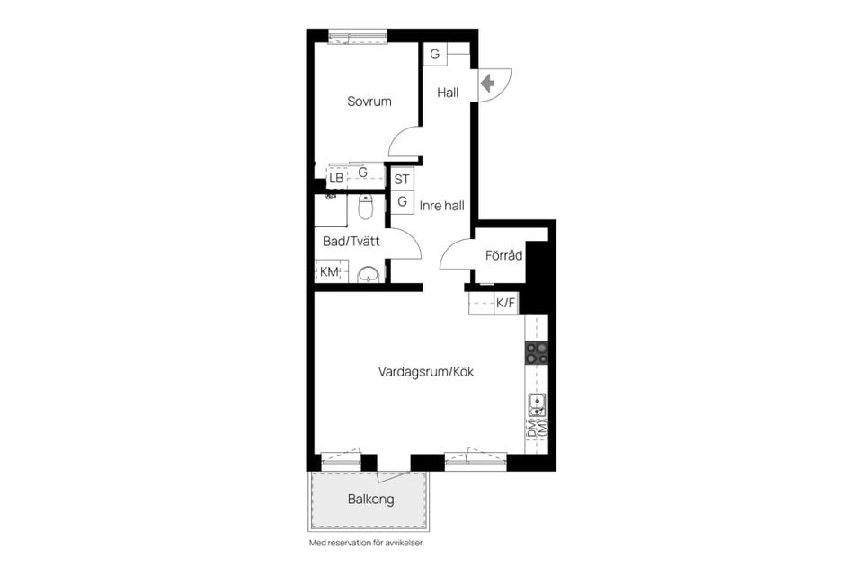 Bostadsrätt, Skogängsvägen 33 A, Bromstensstaden, Stockholm