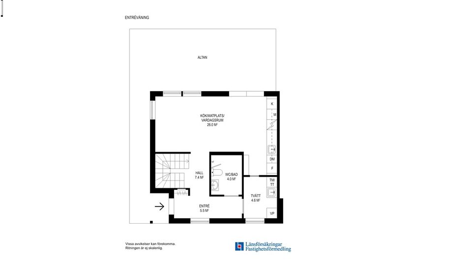 Radhus, Ledungsvägen 27, Väsjön, Sollentuna