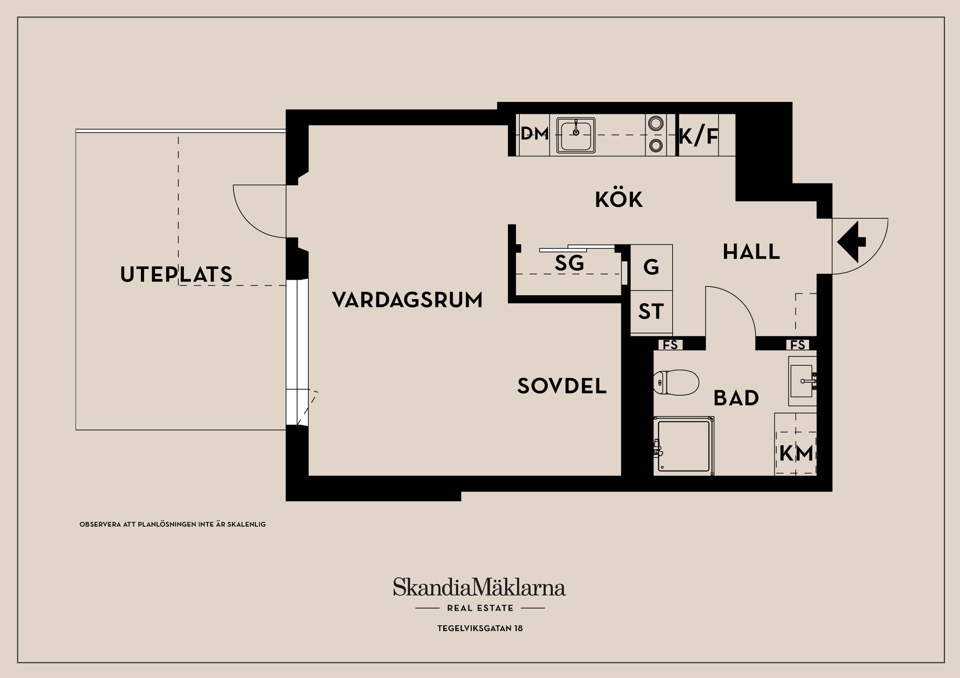 Bostadsrätt, Tegelviksgatan 18, Södermalm  - Sofia, Stockholm