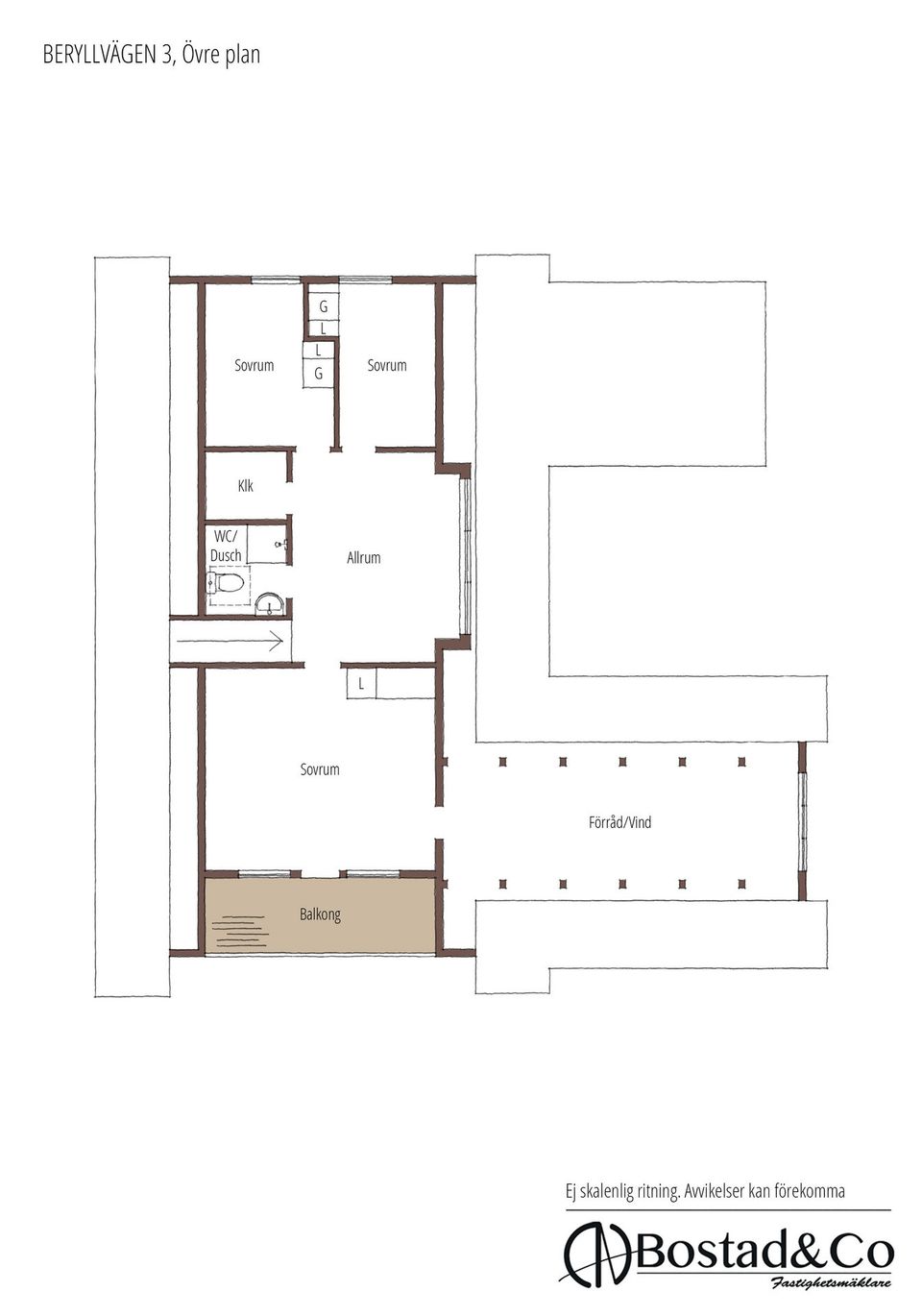 Villa, Beryllvägen 3, Vallås, Halmstad