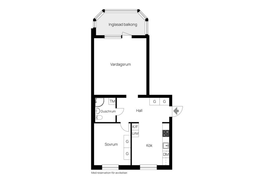 Bostadsrätt, Hovsgatan 9 B, Centrum, Härnösand