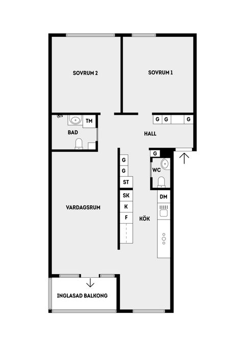 Bostadsrätt, Åkerbyvägen 248, Täby Centrum, Täby
