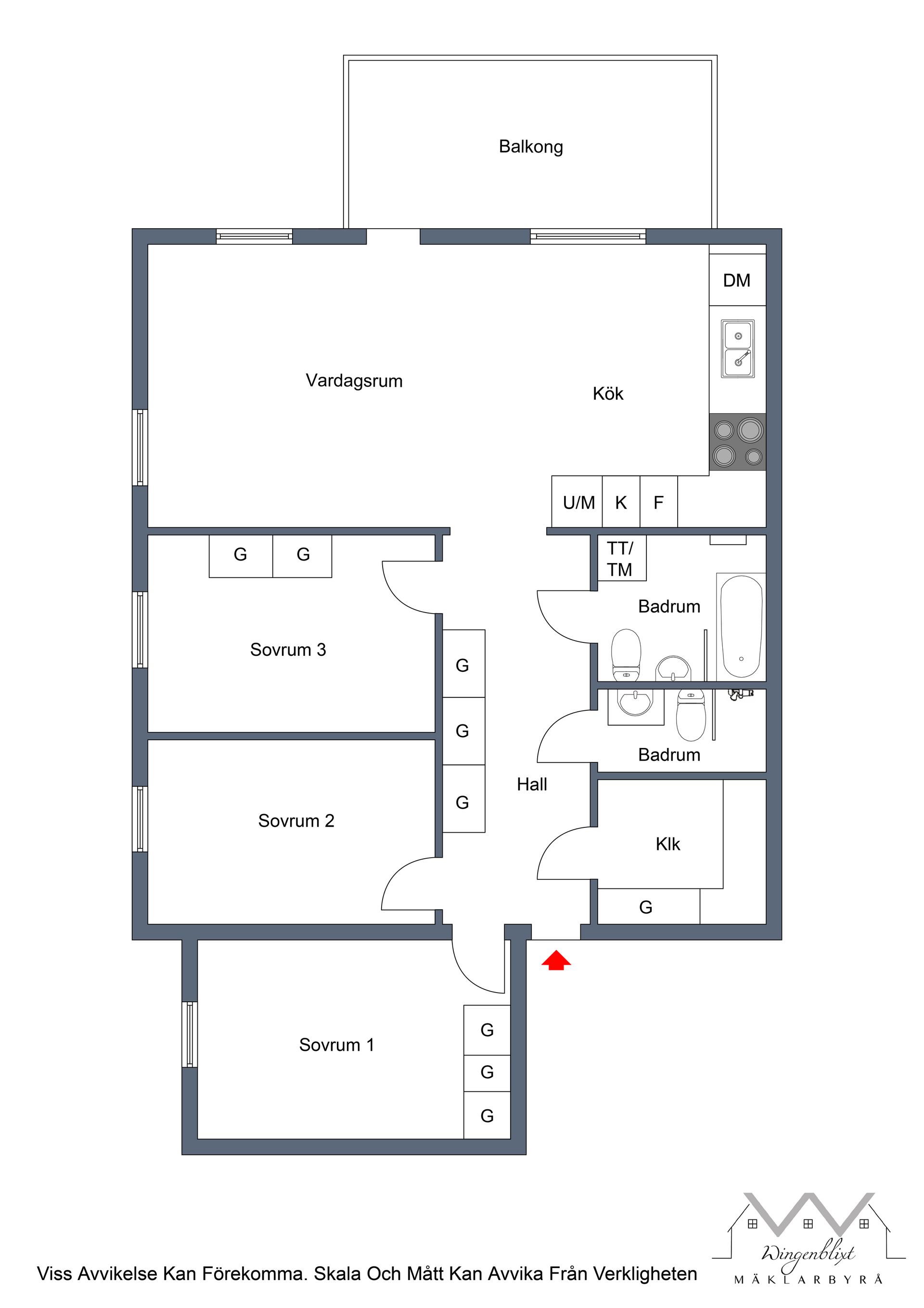 Bostadsrätt, Melofonstigen 8, 2 tr, Brunna, Upplands-Bro