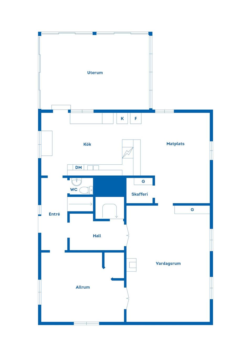 Villa, Ludvigsbergsvägen 41, Valbo, Gävle